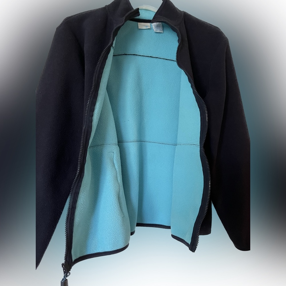 Prospirit ladies hoodie/jacket. S navy blue and turquoise. (No hood)